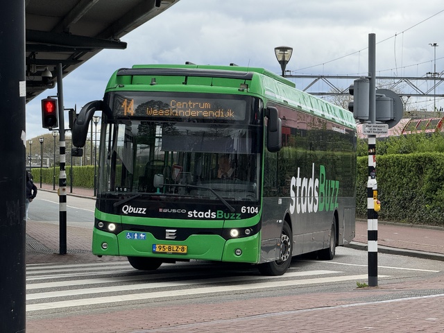 Foto van QBZ Ebusco 2.2 (12mtr) 6104 Standaardbus door Stadsbus