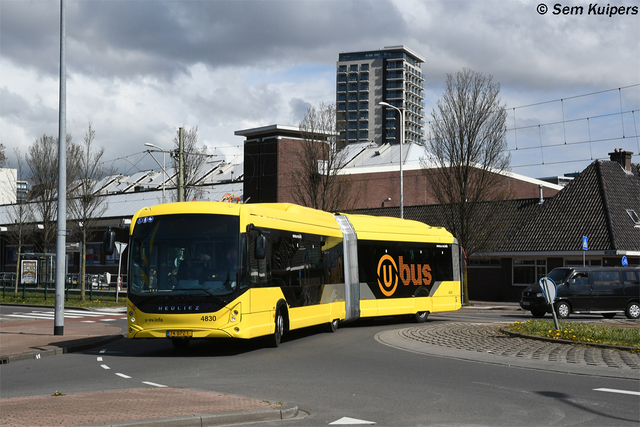 Foto van QBZ Heuliez GX437 ELEC 4830 Gelede bus door RW2014