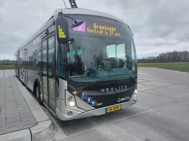 Foto van QBZ Heuliez GX437 ELEC 7447 Gelede bus door Draken-OV