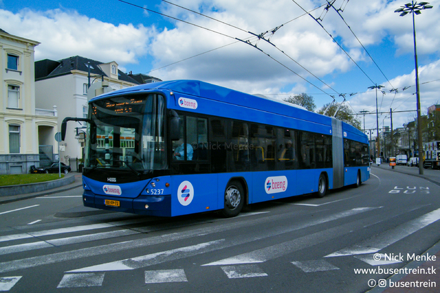 Foto van NVO Hess Swisstrolley 5237 Gelede bus door_gemaakt Busentrein