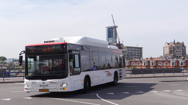 Foto van HTM MAN Lion's City CNG 1097 Standaardbus door OVdoorNederland