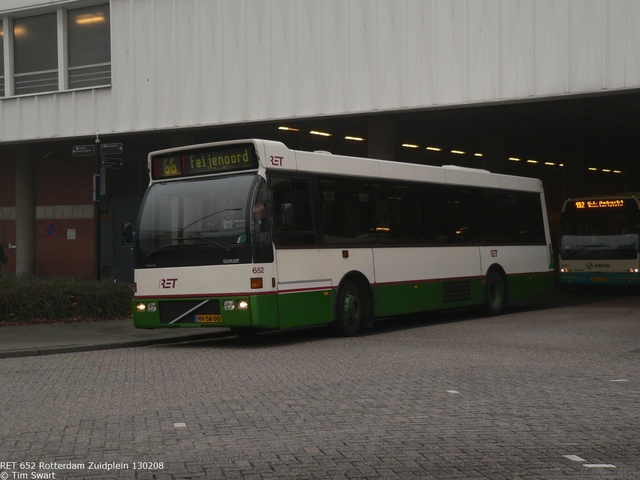 Foto van RET Berkhof Duvedec 652 Standaardbus door tsov