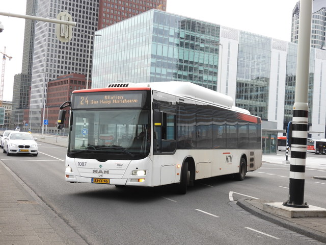 Foto van HTM MAN Lion's City CNG 1087 Standaardbus door stefan188