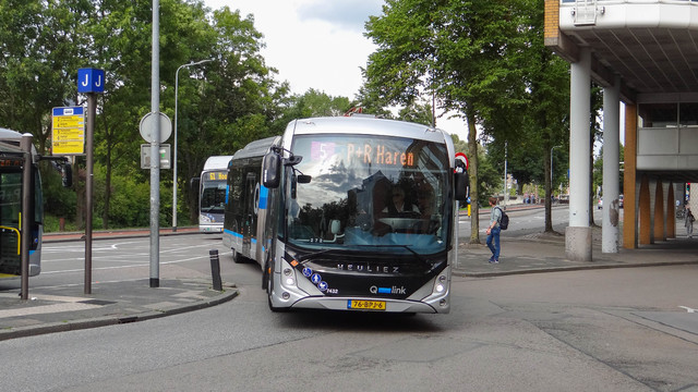Foto van QBZ Heuliez GX437 ELEC 7432 Gelede bus door_gemaakt OVdoorNederland