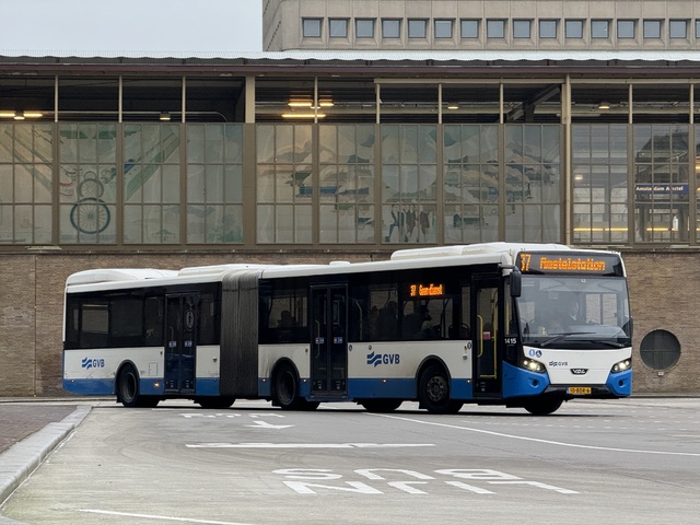 Foto van GVB VDL Citea SLFA-180 1415 Gelede bus door Stadsbus
