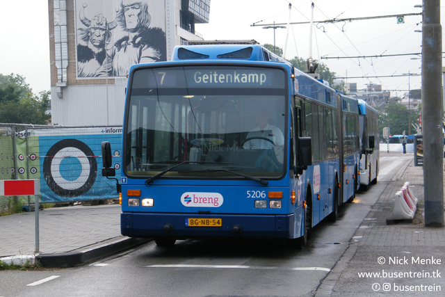 Foto van NVO Van Hool AG300T 5206 Gelede bus door_gemaakt Busentrein