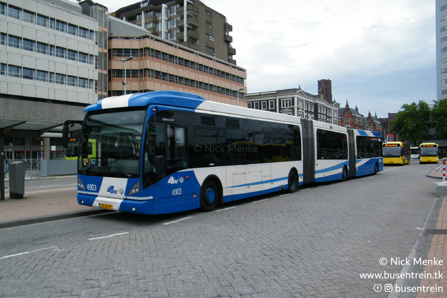 Foto van GVU Van Hool AGG300 4903 Dubbelgelede bus door Busentrein