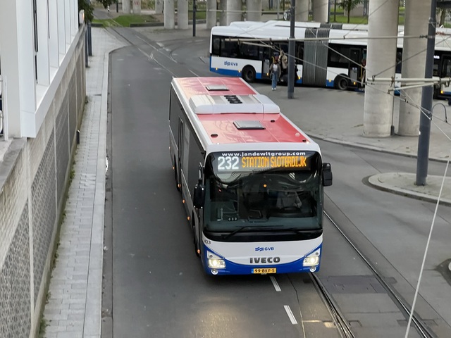 Foto van GVB Iveco Crossway LE (13mtr) 433 Standaardbus door Stadsbus