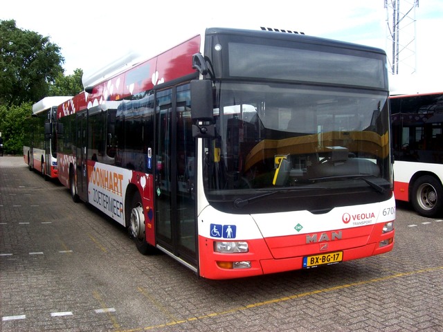 Foto van VEO MAN Lion's City CNG 6707 Standaardbus door wyke2207