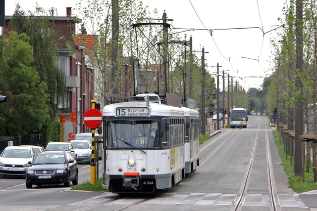Foto van DeLijn De Lijn PCC 7100 Tram door Maiden666