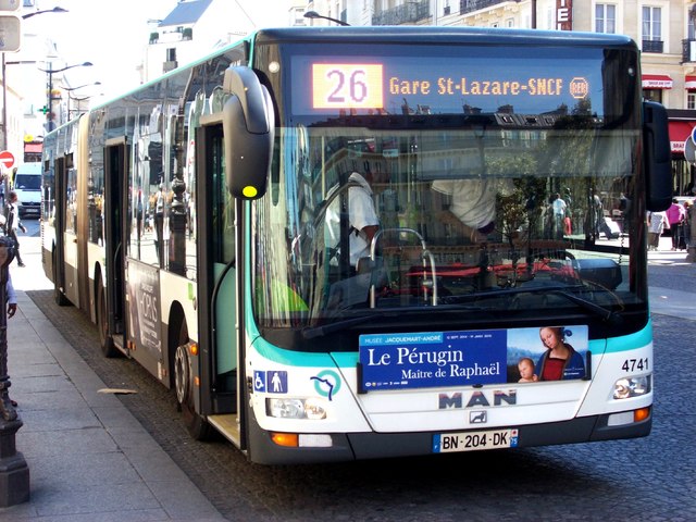 Foto van RATP MAN Lion's City G 4741 Gelede bus door_gemaakt wyke2207
