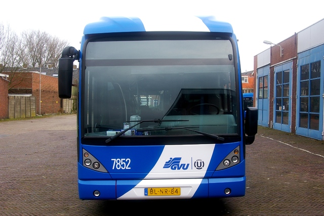 Foto van GVU Van Hool AG300 7852 Gelede bus door wyke2207