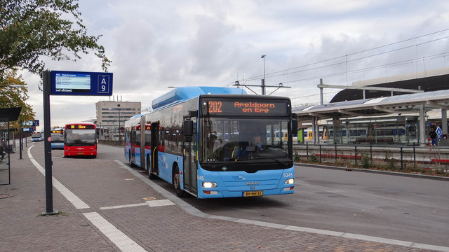 Foto van KEO MAN Lion's City G CNG 5245 Gelede bus door OVdoorNederland