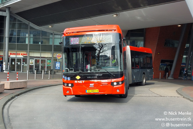 Foto van CXX Ebusco 2.2 (18mtr) 9805 Gelede bus door Busentrein
