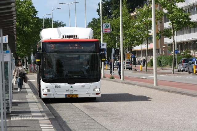 Foto van HTM MAN Lion's City CNG 1105 Standaardbus door Tramspoor