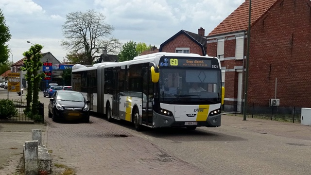 Foto van DeLijn VDL Citea SLFA-180 2521 Gelede bus door Jossevb