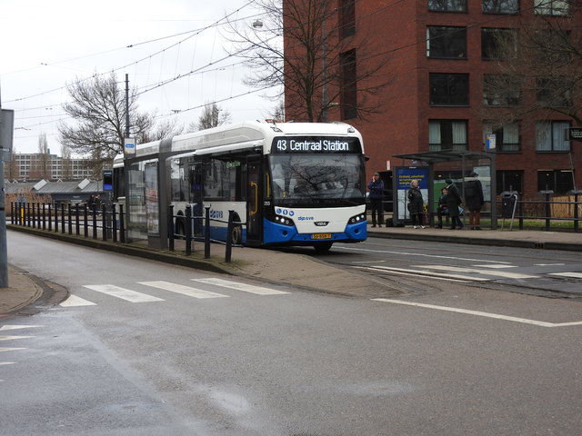 Foto van GVB VDL Citea SLFA-180 Electric 2253 Gelede bus door_gemaakt treinspotter2323