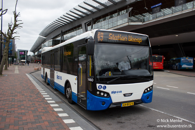 Foto van GVB VDL Citea SLF-120 1460 Standaardbus door Busentrein