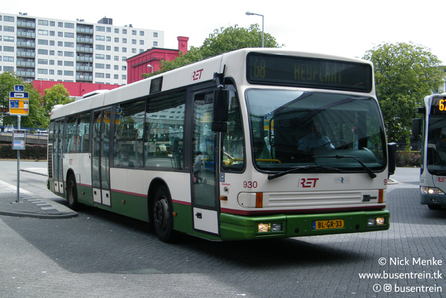 Foto van RET Den Oudsten B96 930 Standaardbus door Busentrein