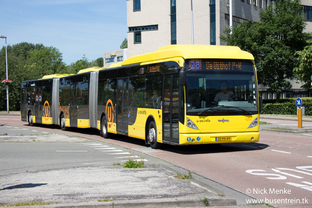 Foto van QBZ Van Hool AGG300 4213 Dubbelgelede bus door Busentrein