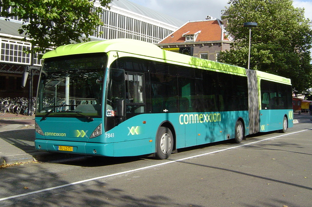 Foto van CXX Van Hool AG300 7843 Gelede bus door wyke2207