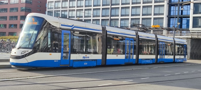 Foto van GVB 15G-tram (Urbos) 3029 Tram door MHVentura