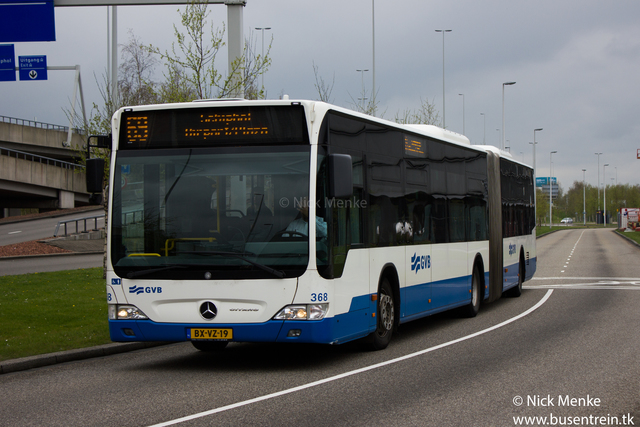 Foto van GVB Mercedes-Benz Citaro G 368 Gelede bus door Busentrein