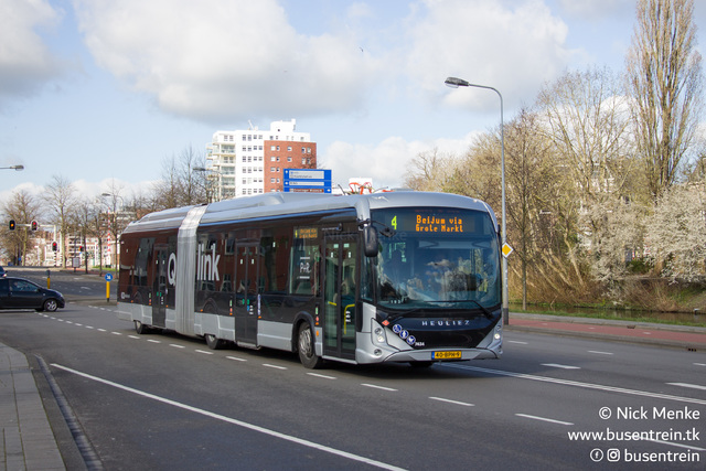 Foto van QBZ Heuliez GX437 ELEC 7434 Gelede bus door_gemaakt Busentrein