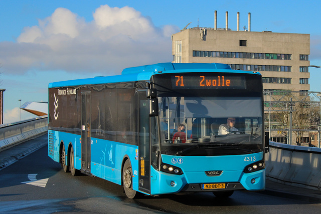 Foto van OVinIJ VDL Citea XLE-145 4313 Standaardbus door Bussenentreinenrondzwolle