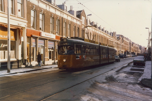 Foto van RET Rotterdamse Düwag GT8 370 Tram door JanWillem