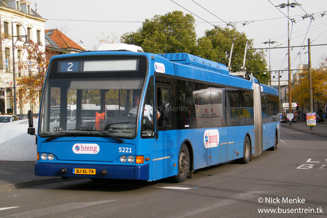 Foto van NVO Berkhof Premier AT 18 5221 Gelede bus door_gemaakt Busentrein
