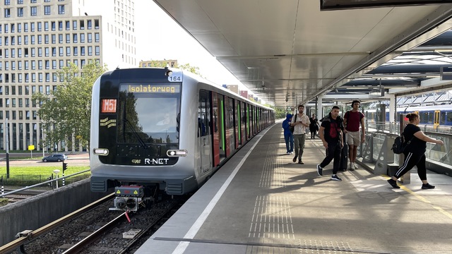 Foto van GVB M7 164 Metro door SteefAchterberg