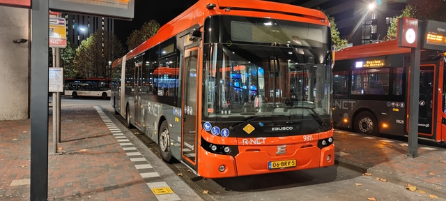 Foto van CXX Ebusco 2.2 (18mtr) 9811 Gelede bus door_gemaakt MHVentura