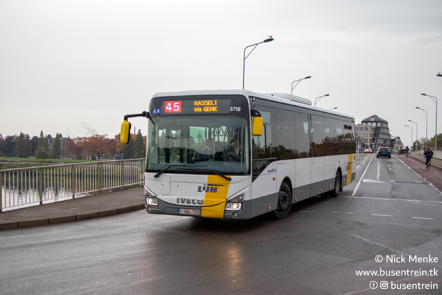 Foto van DeLijn Iveco Crossway LE (12mtr) 5718 Standaardbus door_gemaakt Busentrein