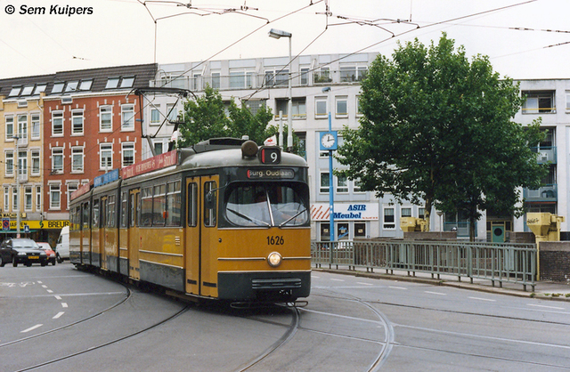 Foto van RET Rotterdamse Düwag GT8 1626 Tram door_gemaakt RW2014
