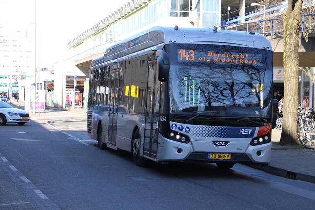Foto van RET VDL Citea SLE-120 Hybrid 1234 Standaardbus door_gemaakt jensvdkroft