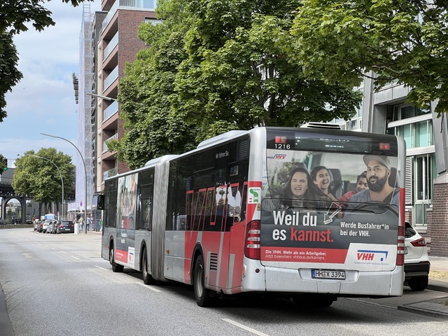 Foto van VHH Mercedes-Benz Citaro G 1216 Gelede bus door_gemaakt Stadsbus