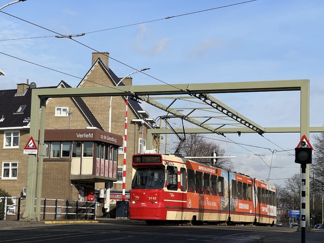 Foto van HTM GTL8 3115 Tram door Stadsbus