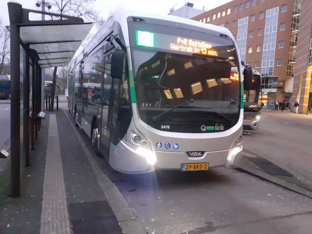 Foto van QBZ VDL Citea SLFA-181 Electric BRT 3478 Gelede bus door Draken-OV