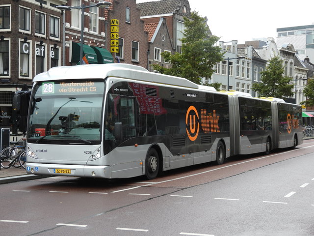 Foto van QBZ Van Hool AGG300 4209 Dubbelgelede bus door_gemaakt stefan188