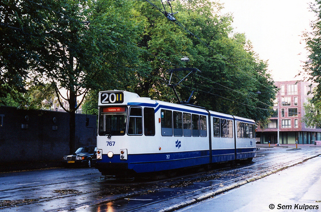 Foto van GVB 8G-tram 767 Tram door_gemaakt RW2014