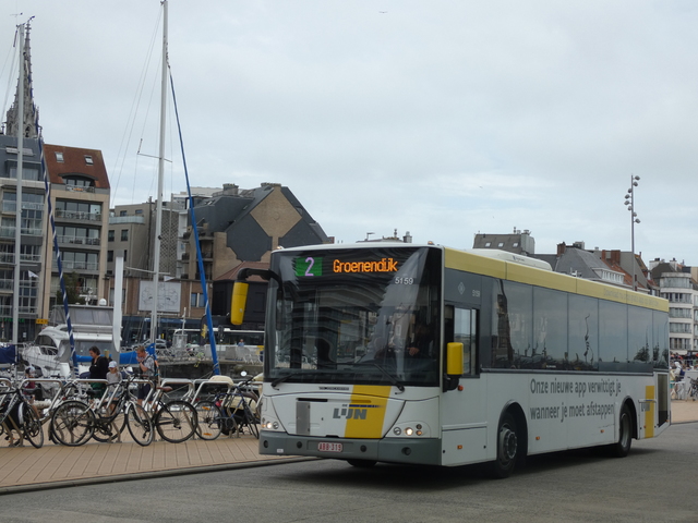 Foto van DeLijn Jonckheere Transit 2000 5159 Standaardbus door Delijn821