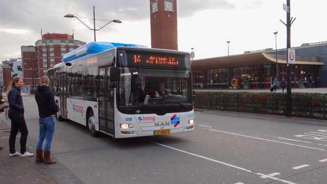 Foto van HER MAN Lion's City CNG 5308 Standaardbus door OVdoorNederland