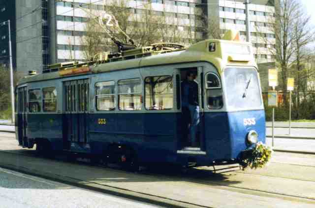 Foto van GVB Amsterdamse drieasser 533933 Tram door Jelmer