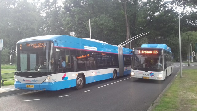 Foto van HER Hess Swisstrolley 5264 Gelede bus door BryanPiro