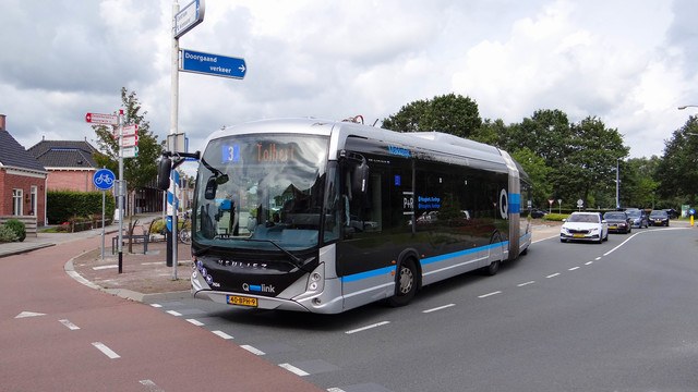 Foto van QBZ Heuliez GX437 ELEC 7434 Gelede bus door_gemaakt OVdoorNederland
