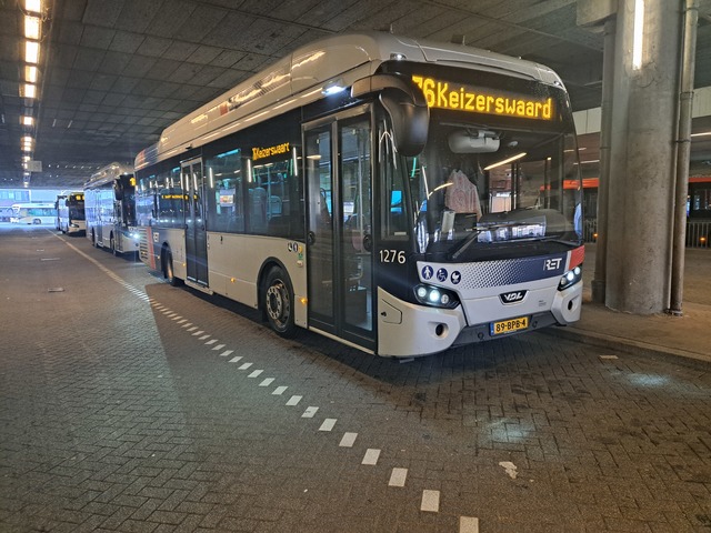 Foto van RET VDL Citea SLE-120 Hybrid 1276 Standaardbus door treinspotter-Dordrecht-zuid