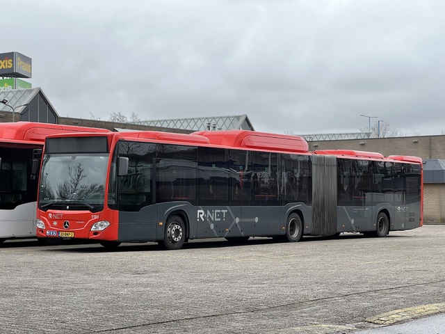 Foto van EBS Mercedes-Benz Citaro G NGT Hybrid 1101 Gelede bus door_gemaakt Stadsbus