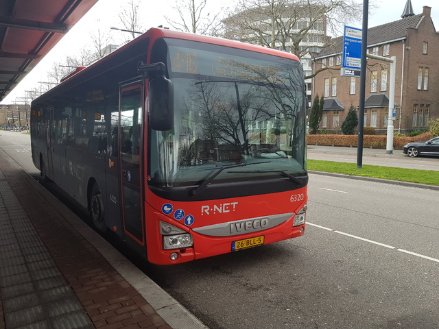 Foto van QBZ Iveco Crossway LE (13mtr) 6320 Standaardbus door_gemaakt treinspotter-Dordrecht-zuid