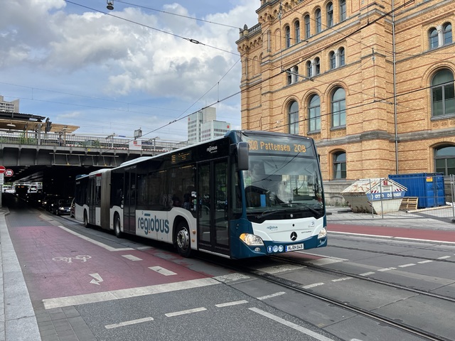 Foto van RegiobusH Mercedes-Benz Citaro G 848 Gelede bus door Stadsbus